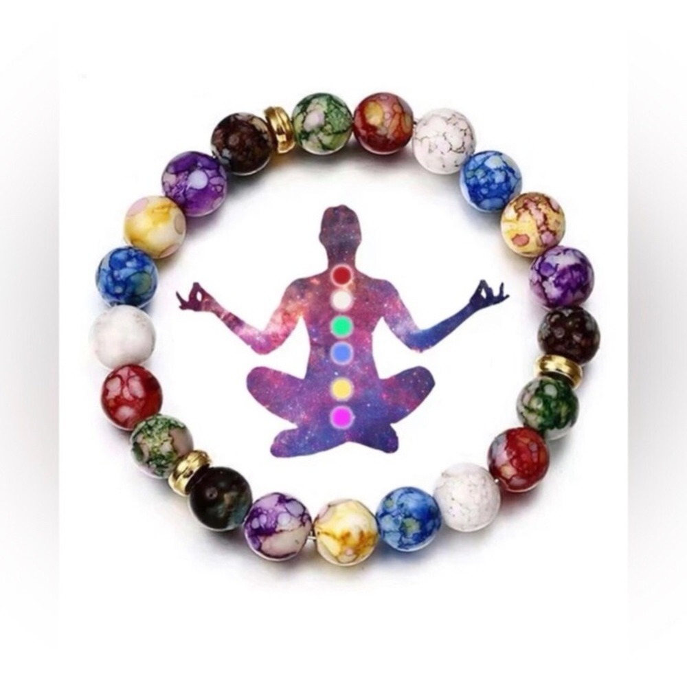 Color Block Beaded Bracelet